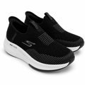 Skechers Hands Free Slip-ins® Max Cushioning Running Shoes – Black/White