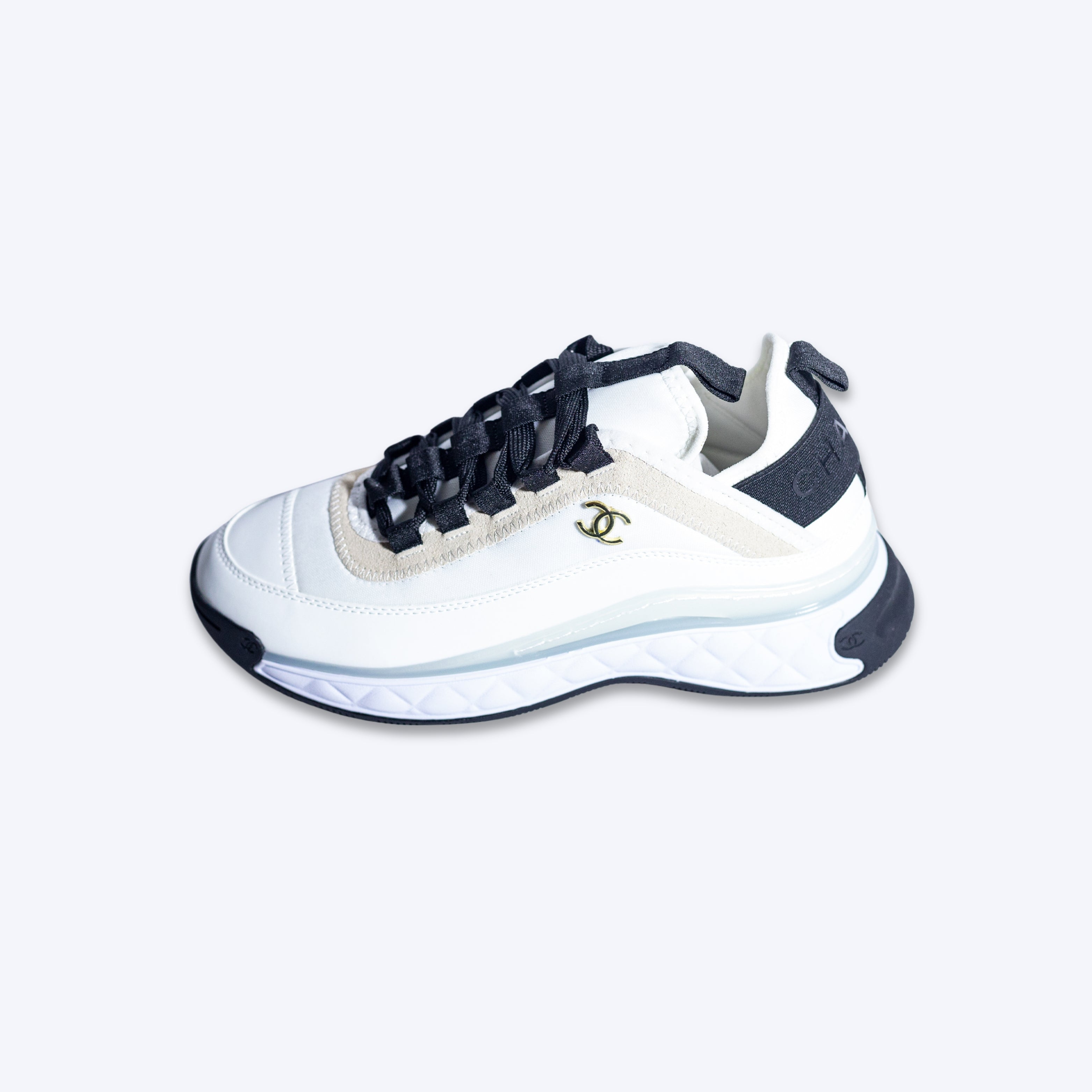 Chanel Low-Top Sneakers with CC Logo